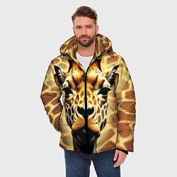 Куртка зимняя мужская Жирафа, цвет: 3D-черный — фото 2