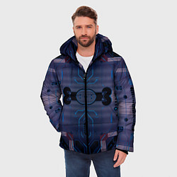 Куртка зимняя мужская Электросхема, цвет: 3D-черный — фото 2