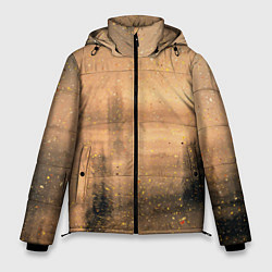 Куртка зимняя мужская Песочные тени, цвет: 3D-черный