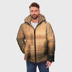 Куртка зимняя мужская Песочные тени, цвет: 3D-черный — фото 2