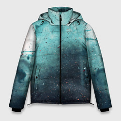 Куртка зимняя мужская Светло-синий тени и краски, цвет: 3D-светло-серый