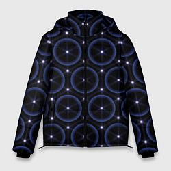 Куртка зимняя мужская Ясна3 - Круги, цвет: 3D-красный
