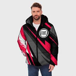 Куртка зимняя мужская Fiat fast lines, цвет: 3D-черный — фото 2