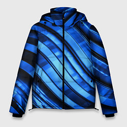 Куртка зимняя мужская Темно-синий металлик, цвет: 3D-светло-серый