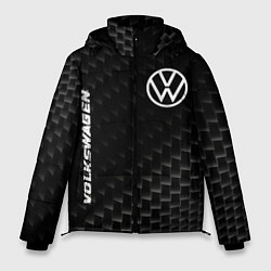 Мужская зимняя куртка Volkswagen карбоновый фон