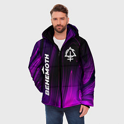 Куртка зимняя мужская Behemoth violet plasma, цвет: 3D-черный — фото 2