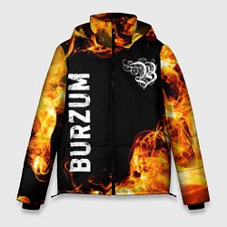 Куртка зимняя мужская Burzum и пылающий огонь, цвет: 3D-черный