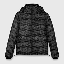 Куртка зимняя мужская Мозаика мелкая черный, цвет: 3D-черный