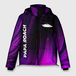 Мужская зимняя куртка Papa Roach violet plasma
