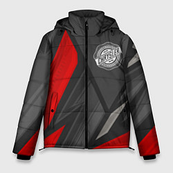 Куртка зимняя мужская Chrysler sports racing, цвет: 3D-черный