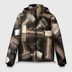 Куртка зимняя мужская Болты, цвет: 3D-светло-серый