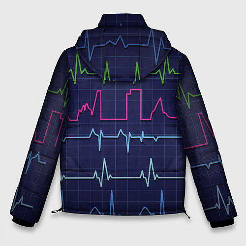 Мужская зимняя куртка Color pulse / 3D-Черный – фото 2