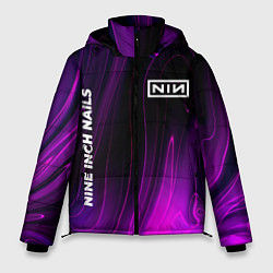 Мужская зимняя куртка Nine Inch Nails violet plasma