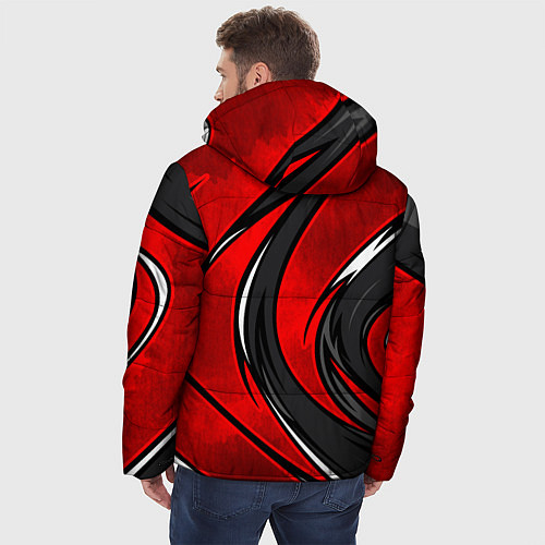 Мужская зимняя куртка Counter strike 2- red beast / 3D-Светло-серый – фото 4