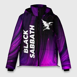 Куртка зимняя мужская Black Sabbath violet plasma, цвет: 3D-черный