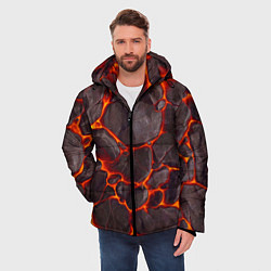 Куртка зимняя мужская Жерло вулкана, цвет: 3D-черный — фото 2