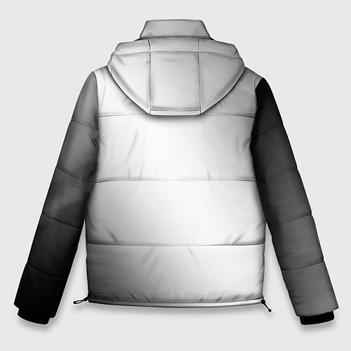 Мужская зимняя куртка Darling in the FranXX glitch на светлом фоне: надп / 3D-Черный – фото 2