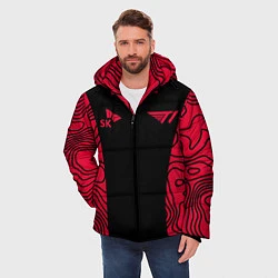 Куртка зимняя мужская T1 форма red, цвет: 3D-красный — фото 2