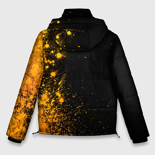 Мужская зимняя куртка Genesis - gold gradient: по-вертикали / 3D-Черный – фото 2