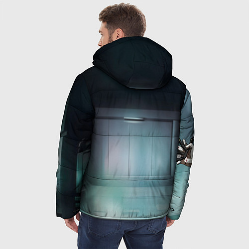 Мужская зимняя куртка Suzuya Juuzou / 3D-Светло-серый – фото 4