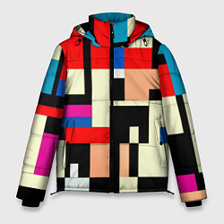 Куртка зимняя мужская Кубическое измерение, цвет: 3D-светло-серый