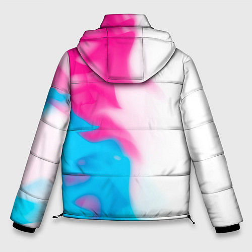 Мужская зимняя куртка Jeep neon gradient style: по-вертикали / 3D-Черный – фото 2