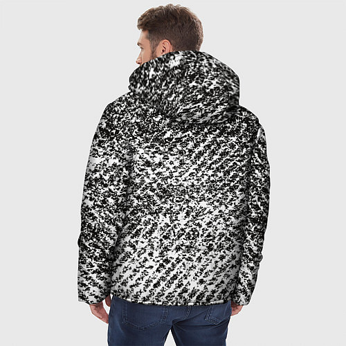 Мужская зимняя куртка Black white style / 3D-Светло-серый – фото 4