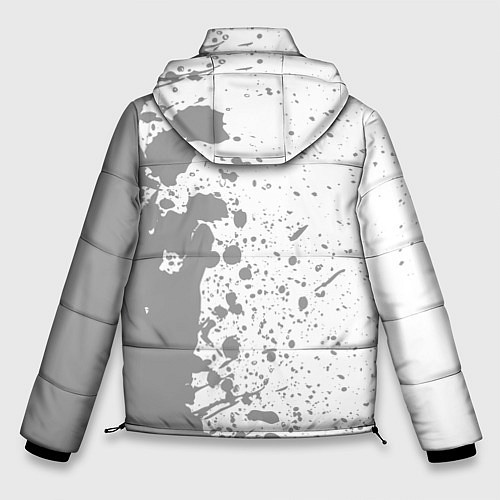 Мужская зимняя куртка Darling in the FranXX glitch на светлом фоне: по-в / 3D-Черный – фото 2