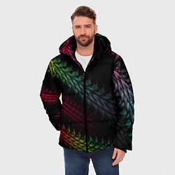 Куртка зимняя мужская Звездный салют, цвет: 3D-светло-серый — фото 2