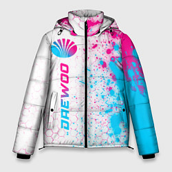 Куртка зимняя мужская Daewoo neon gradient style: по-вертикали, цвет: 3D-черный