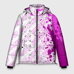Куртка зимняя мужская Death Stranding pro gaming: по-вертикали, цвет: 3D-черный