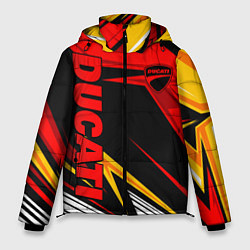 Куртка зимняя мужская Ducati - red uniform, цвет: 3D-светло-серый