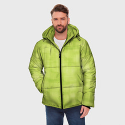 Куртка зимняя мужская Green and square, цвет: 3D-красный — фото 2