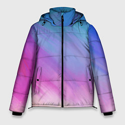 Куртка зимняя мужская Абстрактная текстура акварельного градиента, цвет: 3D-светло-серый