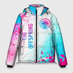 Мужская зимняя куртка The Offspring neon gradient style: надпись, символ