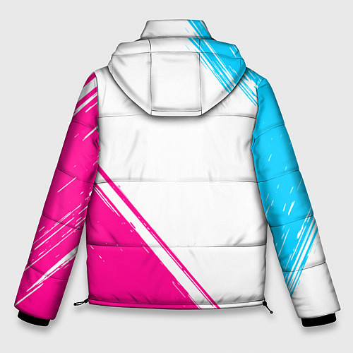 Мужская зимняя куртка My Chemical Romance neon gradient style: надпись, / 3D-Черный – фото 2