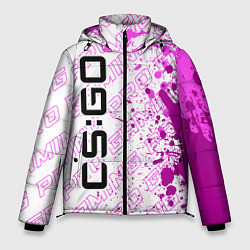Куртка зимняя мужская Counter Strike pro gaming: по-вертикали, цвет: 3D-черный