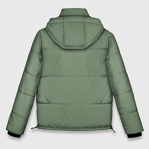 Мужская зимняя куртка Защитный хаки / 3D-Черный – фото 2