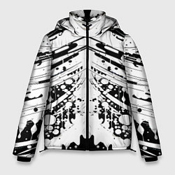 Куртка зимняя мужская Mirror abstraction - vogue, цвет: 3D-красный