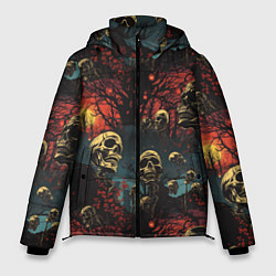 Куртка зимняя мужская Нечистый дух, цвет: 3D-красный
