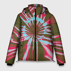 Куртка зимняя мужская Антисоциальность, цвет: 3D-красный
