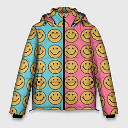 Куртка зимняя мужская Smiley, цвет: 3D-черный