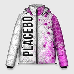 Куртка зимняя мужская Placebo rock legends: по-вертикали, цвет: 3D-черный