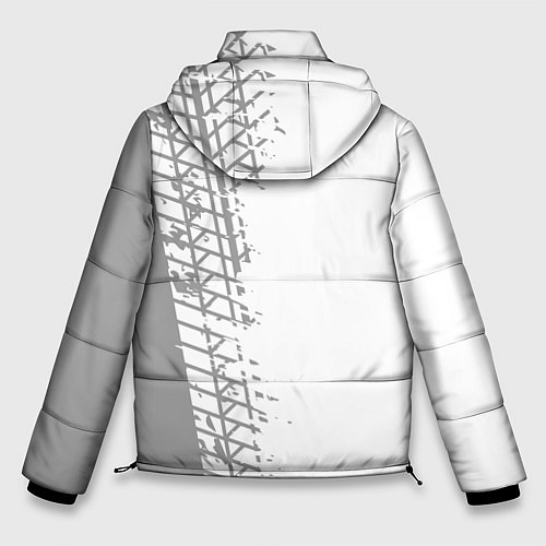 Мужская зимняя куртка Zotye speed на светлом фоне со следами шин: по-вер / 3D-Черный – фото 2