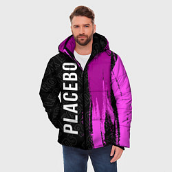 Куртка зимняя мужская Placebo rock legends по-вертикали, цвет: 3D-черный — фото 2