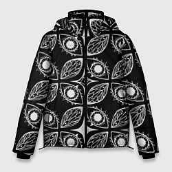 Куртка зимняя мужская Глазики-сглазики, цвет: 3D-красный