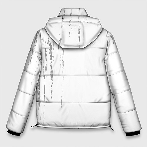 Мужская зимняя куртка Elden Ring glitch на светлом фоне по-вертикали / 3D-Черный – фото 2