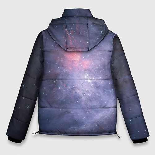 Мужская зимняя куртка Космические брызги / 3D-Красный – фото 2