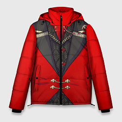 Куртка зимняя мужская Алый фрак, цвет: 3D-красный