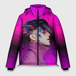 Мужская зимняя куртка Lil Peep фиолетовый лук
